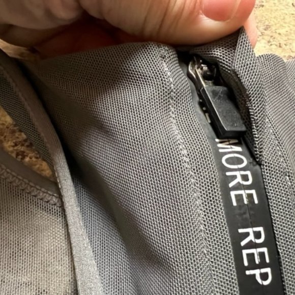 Zyia All Star Sports Bra Gray Mesh - Picture 3 of 4